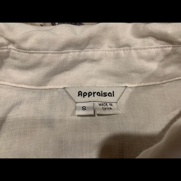 White Button Up & Red Long Sleeve - Picture 5 of 5